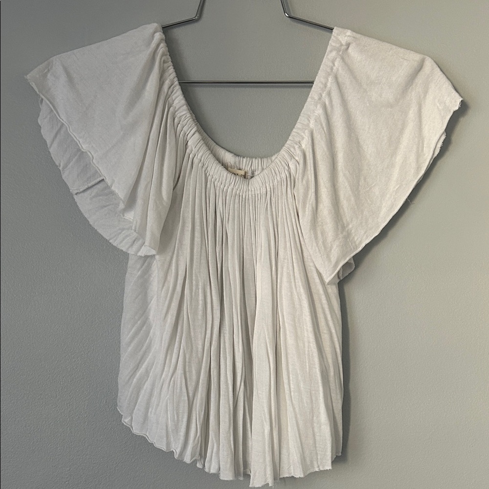 Elegant White Women's Top